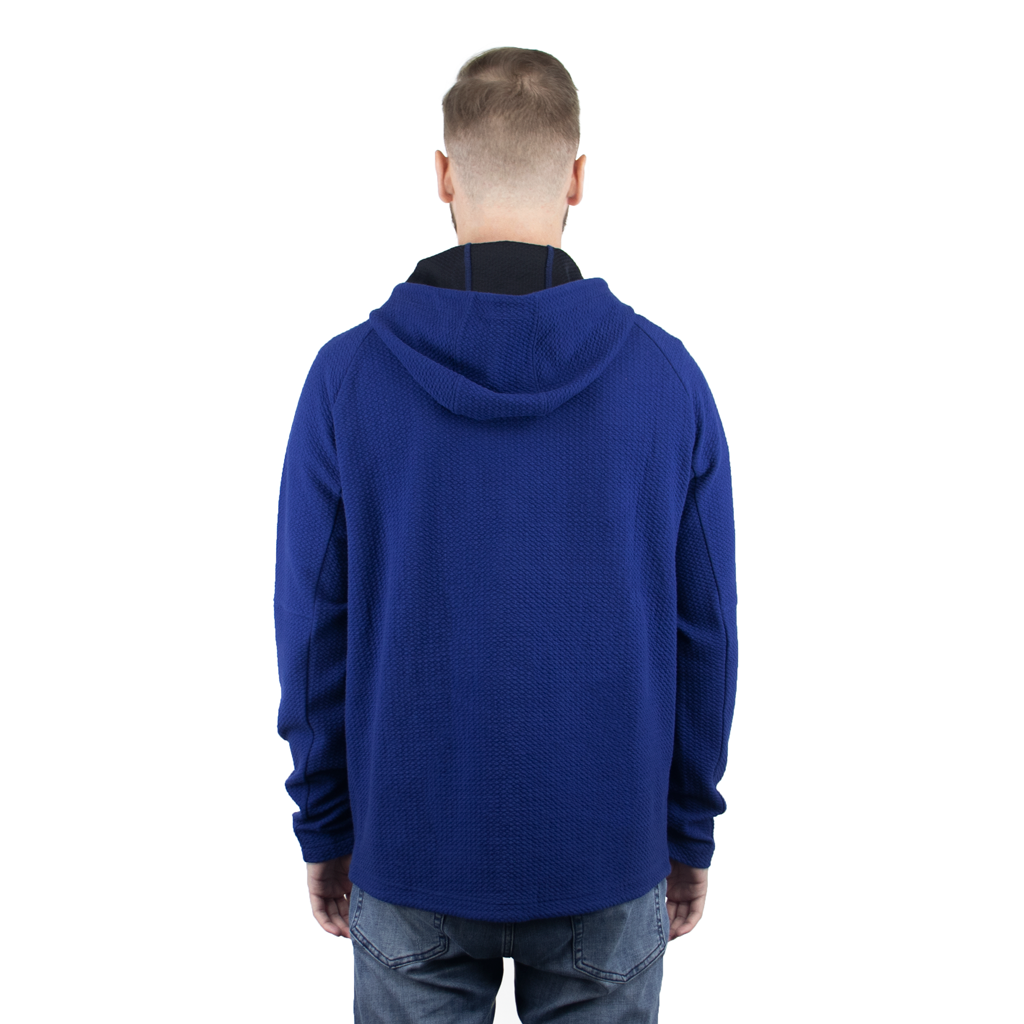 Zusa Unisex Cobalt Afton Textured Hoodie