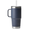 YETI Navy Rambler 25 oz Mug W/Straw Lid